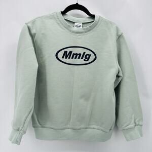 MMGL 87mm Seoul Korea Sweatshirt Size M Green Cotton‎ French Terry Preppy Street